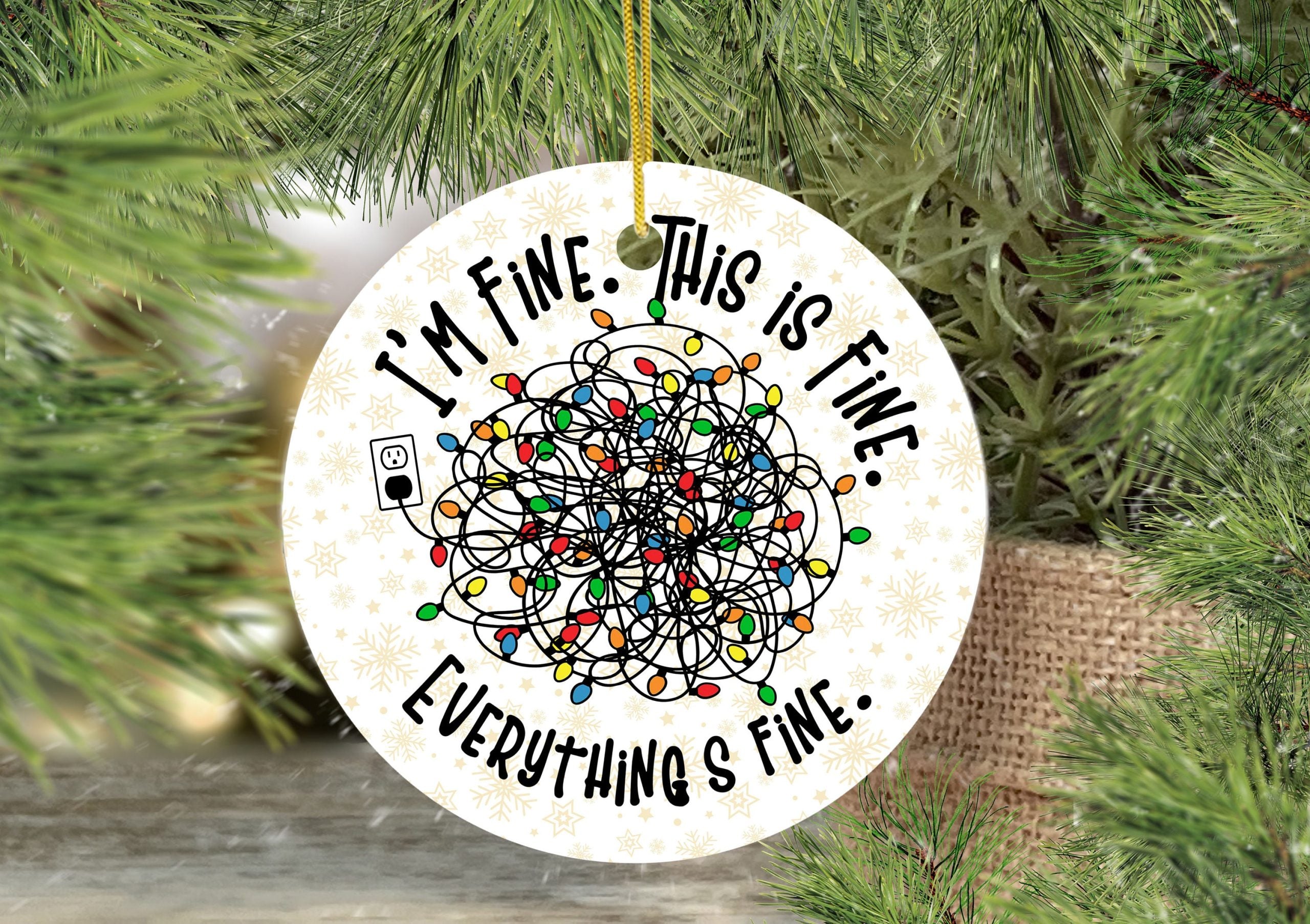 CHRISTMAS ORNAMENT "FINE"